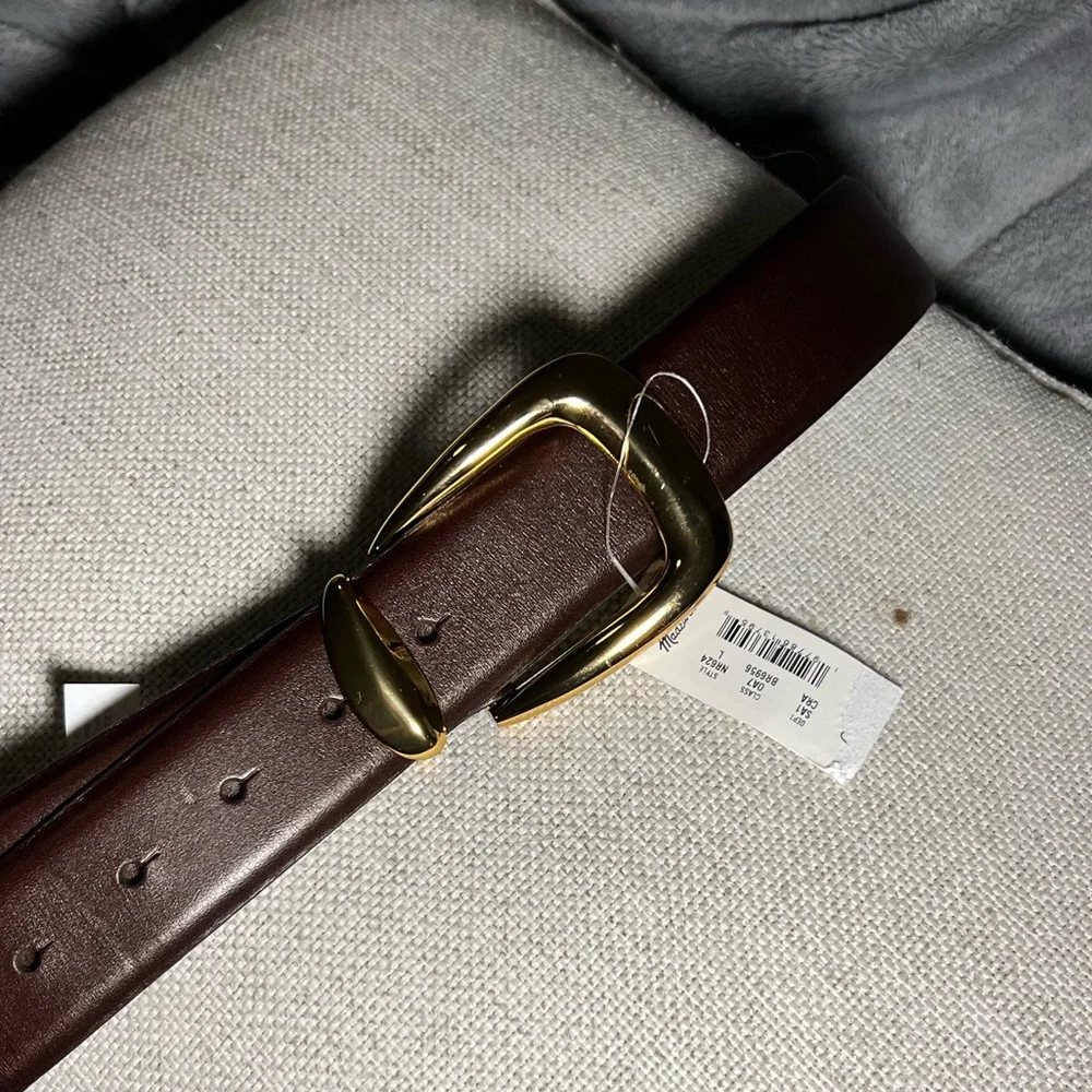 Madewell chunky metal statement belt size L